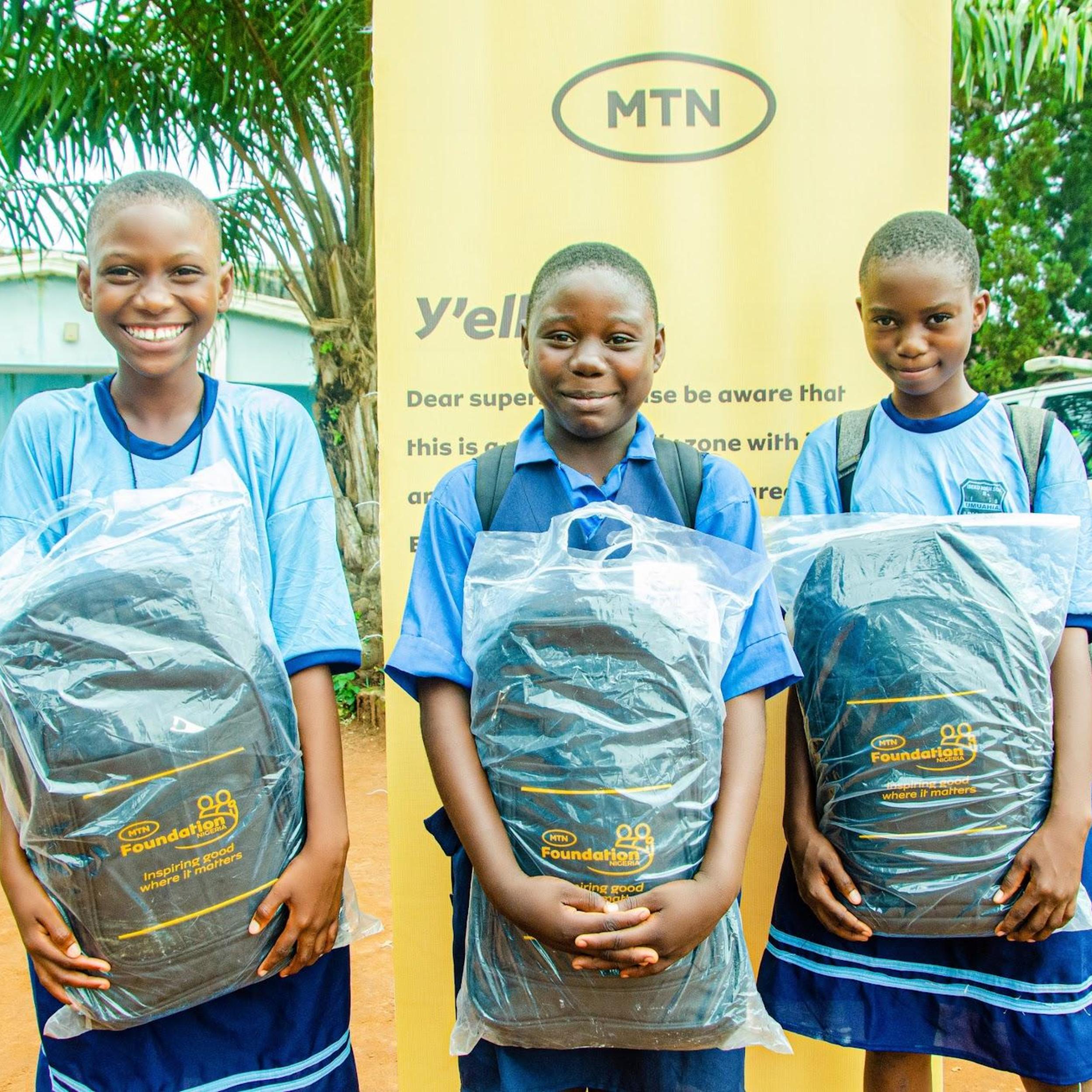Abia Students Gifted 1,200 School Bags and Books