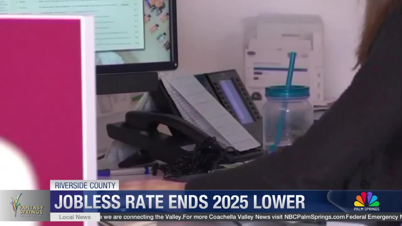 Riverside County Unemployment Falls to 5.2% in December