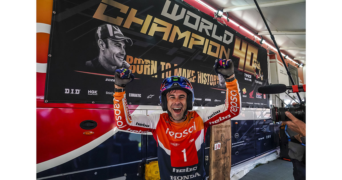 Spanish Rider Toni Bou Wins 40th Straight World Title