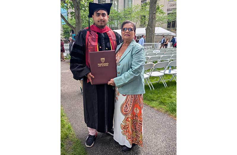 Harvard Law Grad Wears Guyana Flag Across Graduation Stage