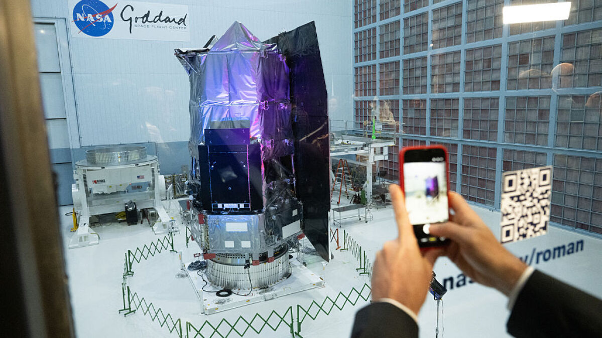 Nancy Grace Roman Space Telescope being prepared for launch at NASA facility