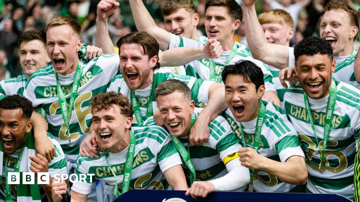 Celtic Wins Title With Goal 3 Minutes Before Final Whistle