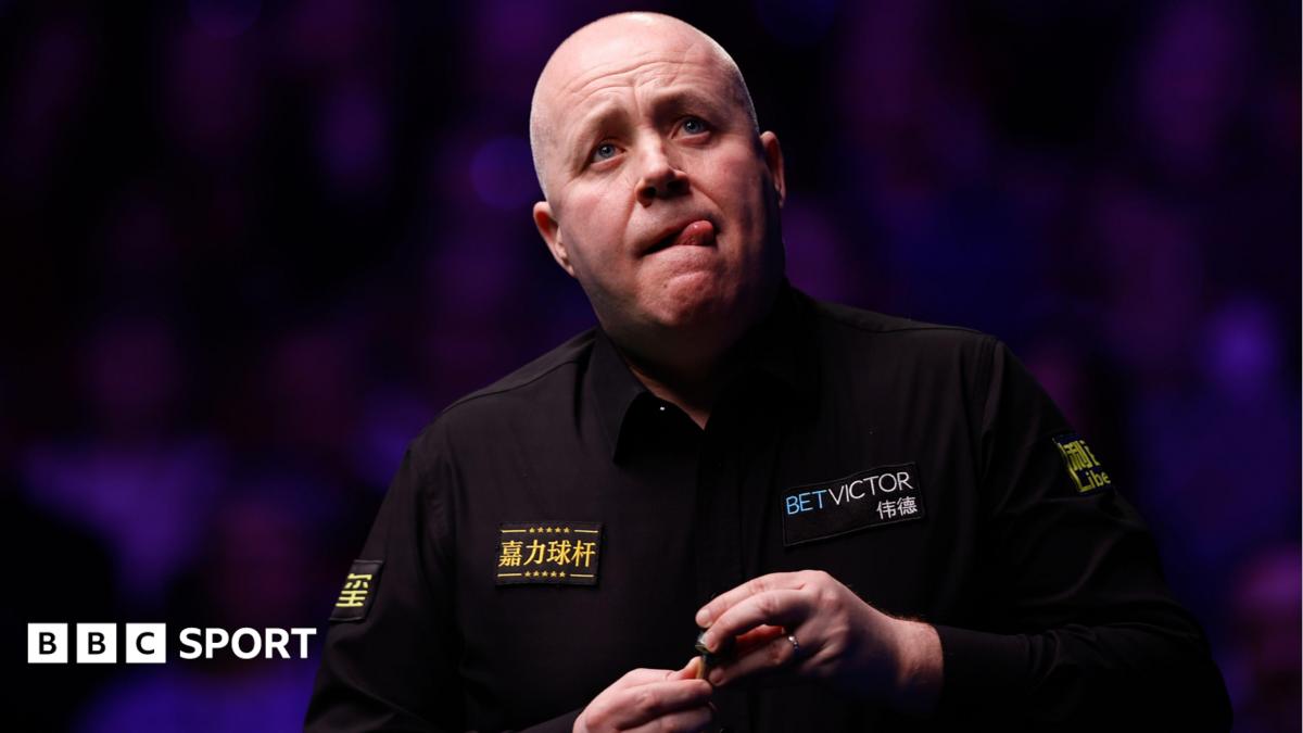 Young snooker player Stan Moody competing at professional tournament table in China