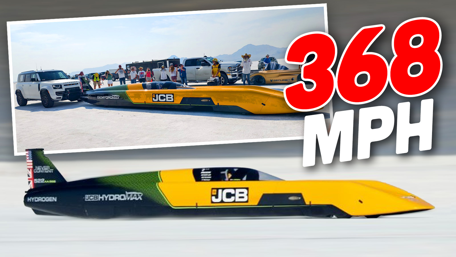 Hydrogen Car Hits 368 MPH, Smashes 16-Year Speed Record
