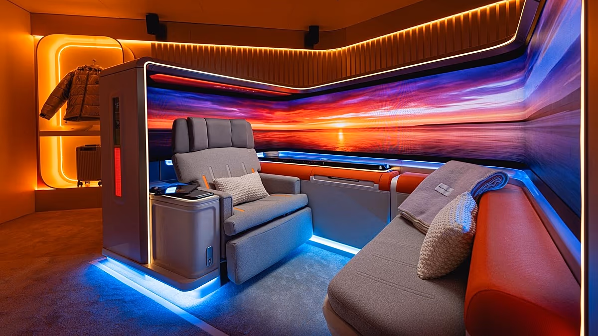 Airlines Unveil Wraparound Screens and Economy Sleep Pods