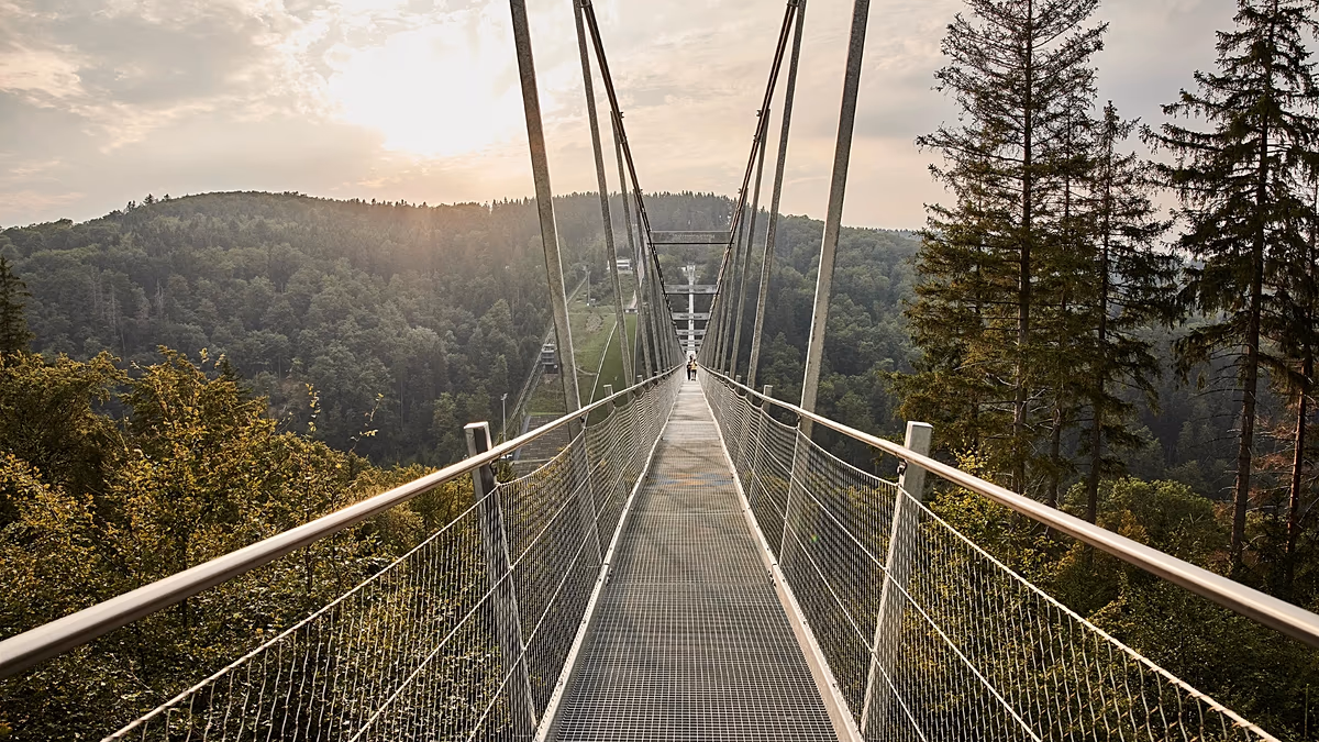 Europe Has 3 of World's Longest Pedestrian Suspension Bridges