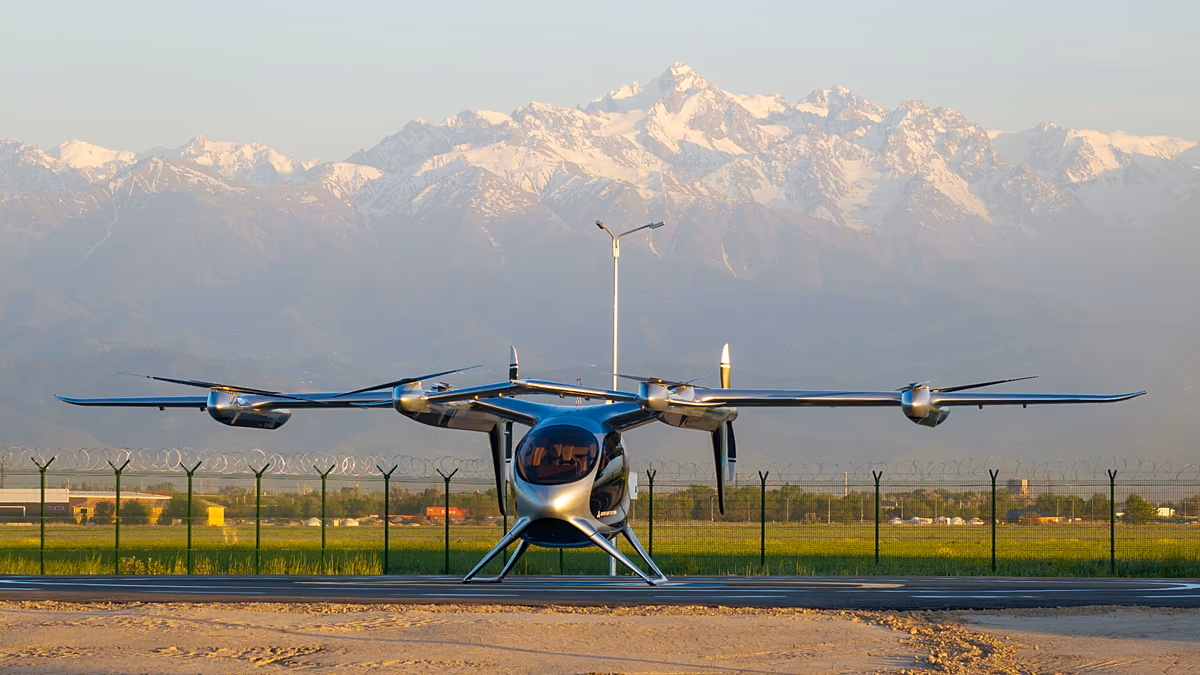 Kazakhstan Tests Central Asia's First Electric Air Taxi