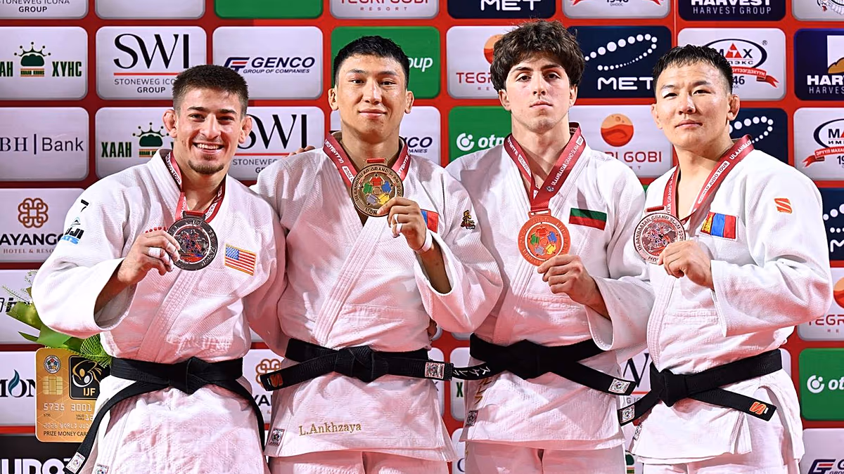 Mongolia's Judo Star Wins Gold at Home in Ulaanbaatar