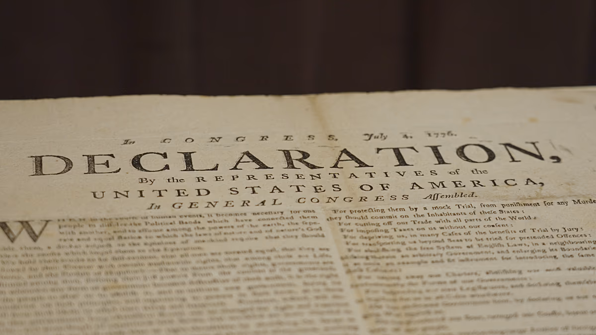 Rare 1776 Declaration of Independence Found in UK Archives