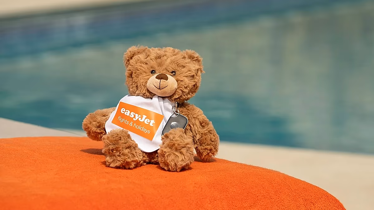 EasyJet Offers Free Teddy Trackers for Traveling Families