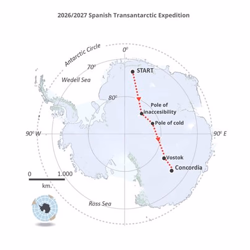 Spanish Explorer to Cross Antarctica With Zero-Emission Sled - Image 2