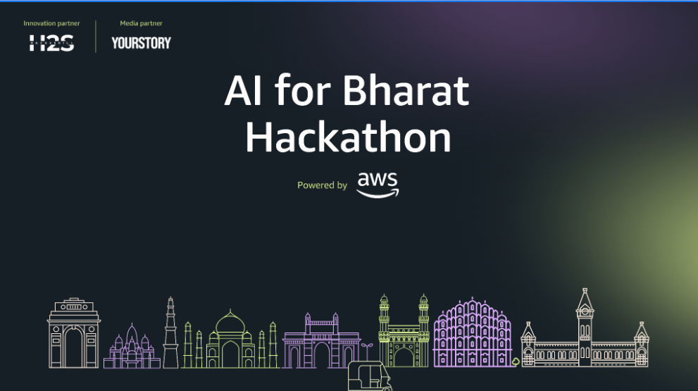 Young Indian developers working together on laptops at technology hackathon competition event
