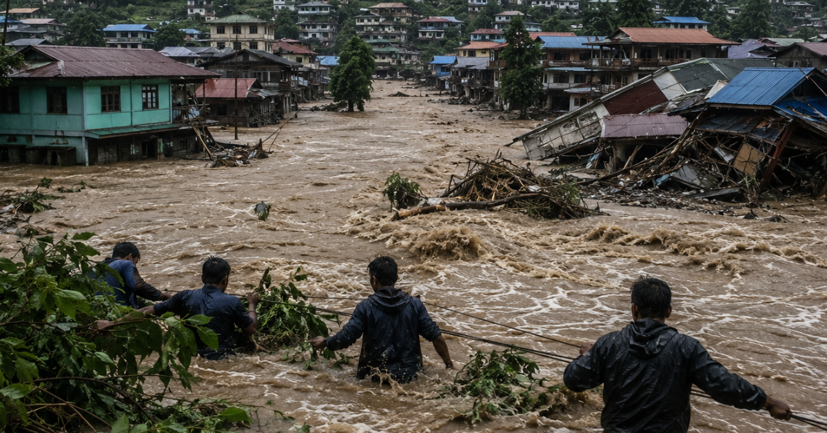 Himalayan Landslide Creates Lake, Sparks Rescue Effort