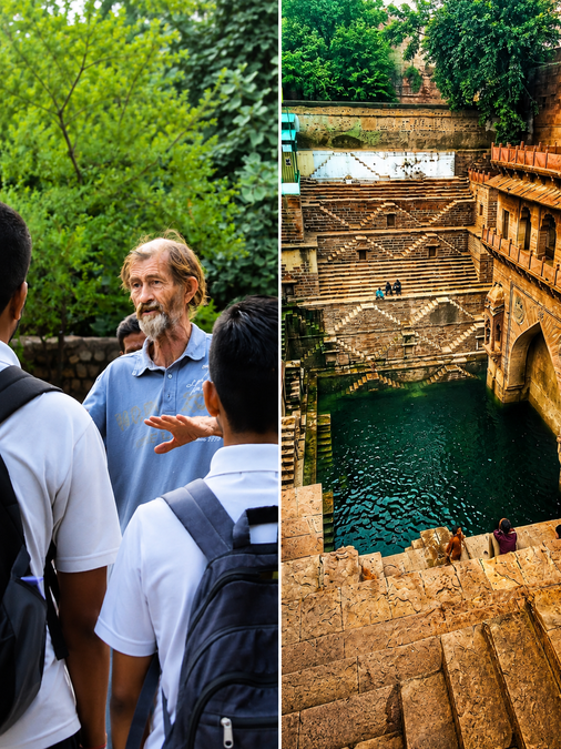 Irishman, 80, Revives 10 Ancient Stepwells in Jodhpur