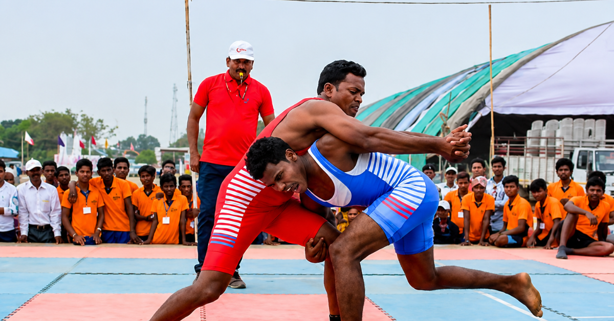India's Baiga Olympics Uses Sacks and Pots as Sports Gear