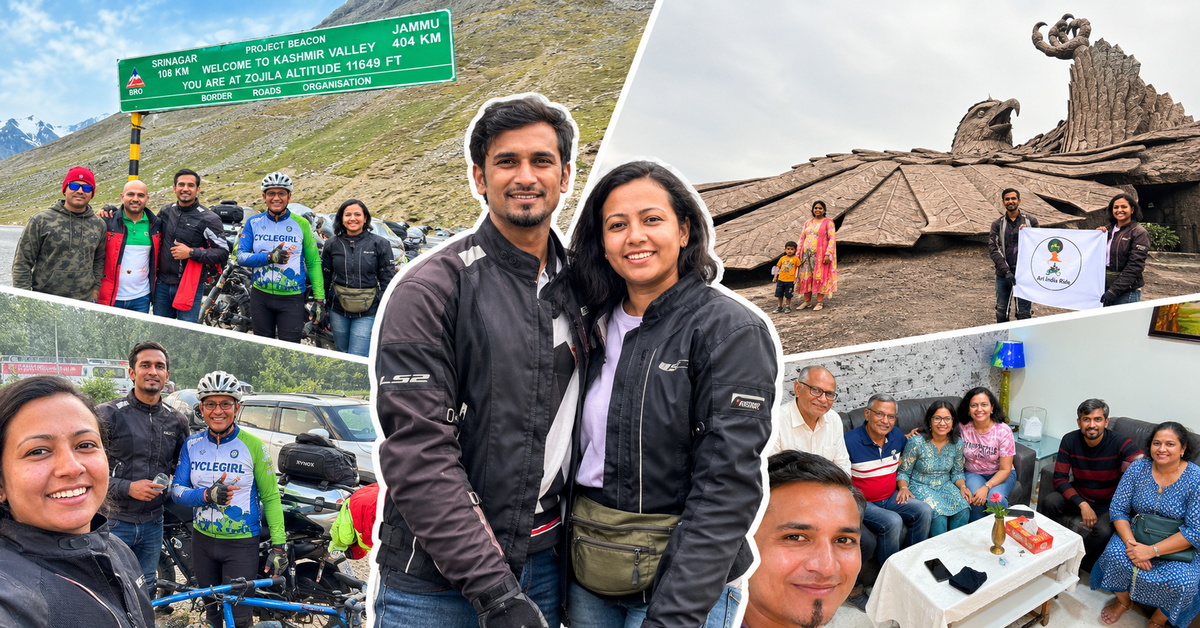 Couple Rides 16,428 km Around India After Layoffs