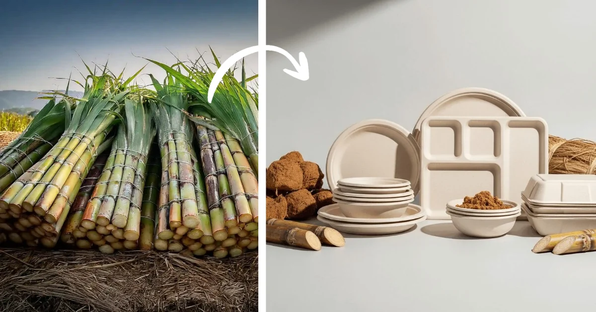 4 Indian Ventures Turn Sugarcane Waste Into Tableware