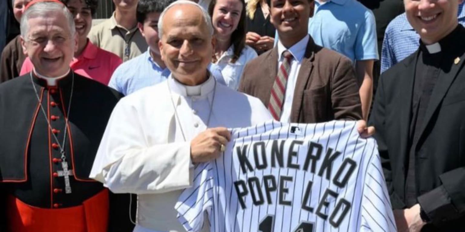 Pope Leo XIV Finally Gets His Signed White Sox Jersey