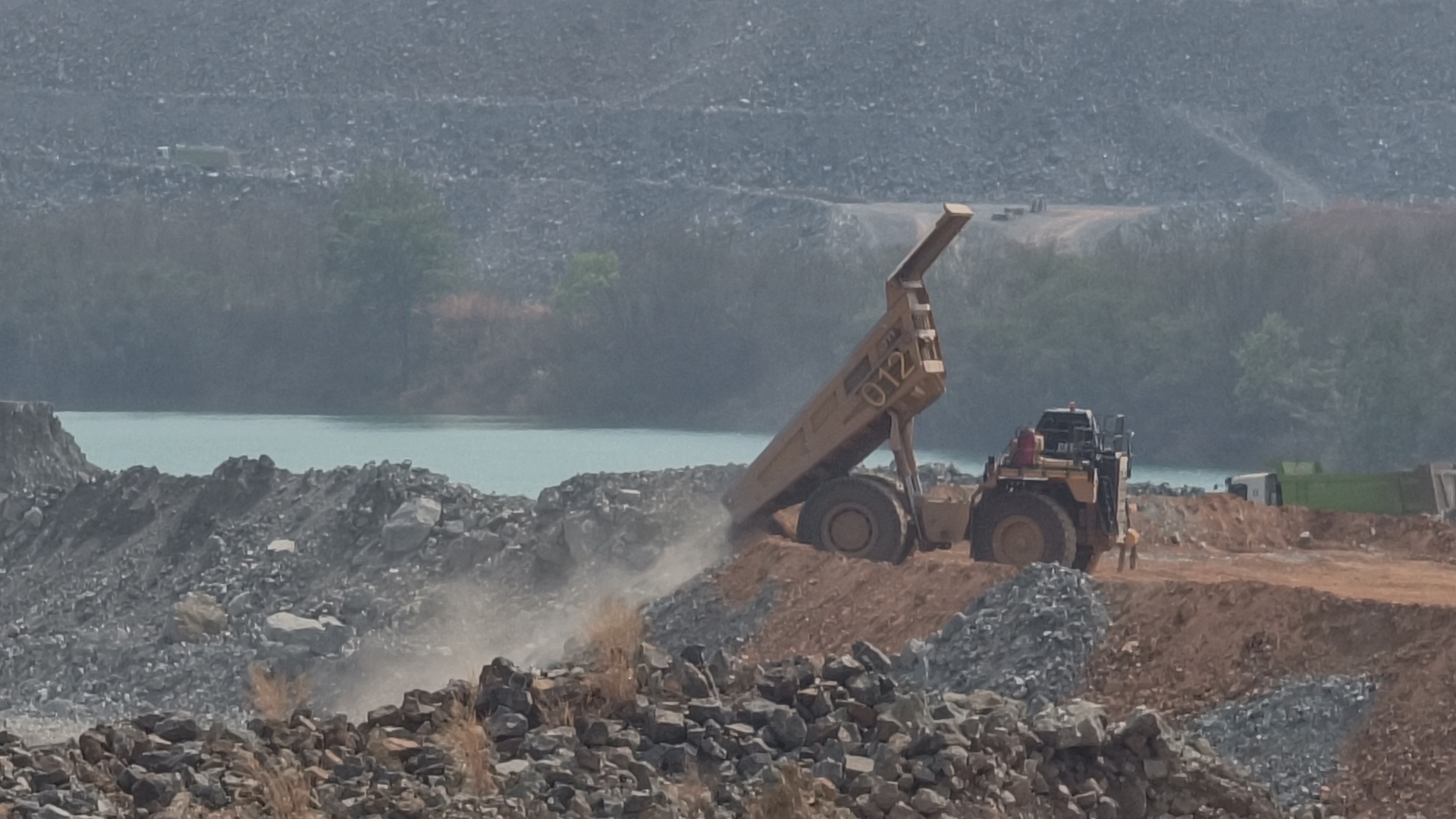Chatree gold mine operations in Phichit province, Thailand, site of historic environmental lawsuit