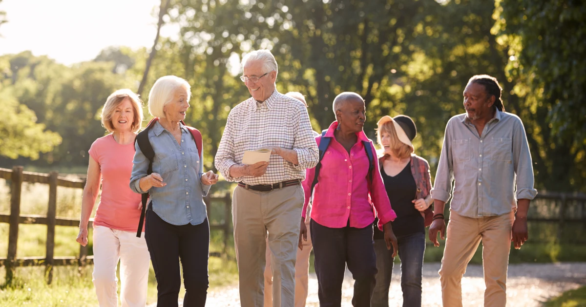 ** Older adult engaging in healthy lifestyle activities supporting brain health and cognitive function