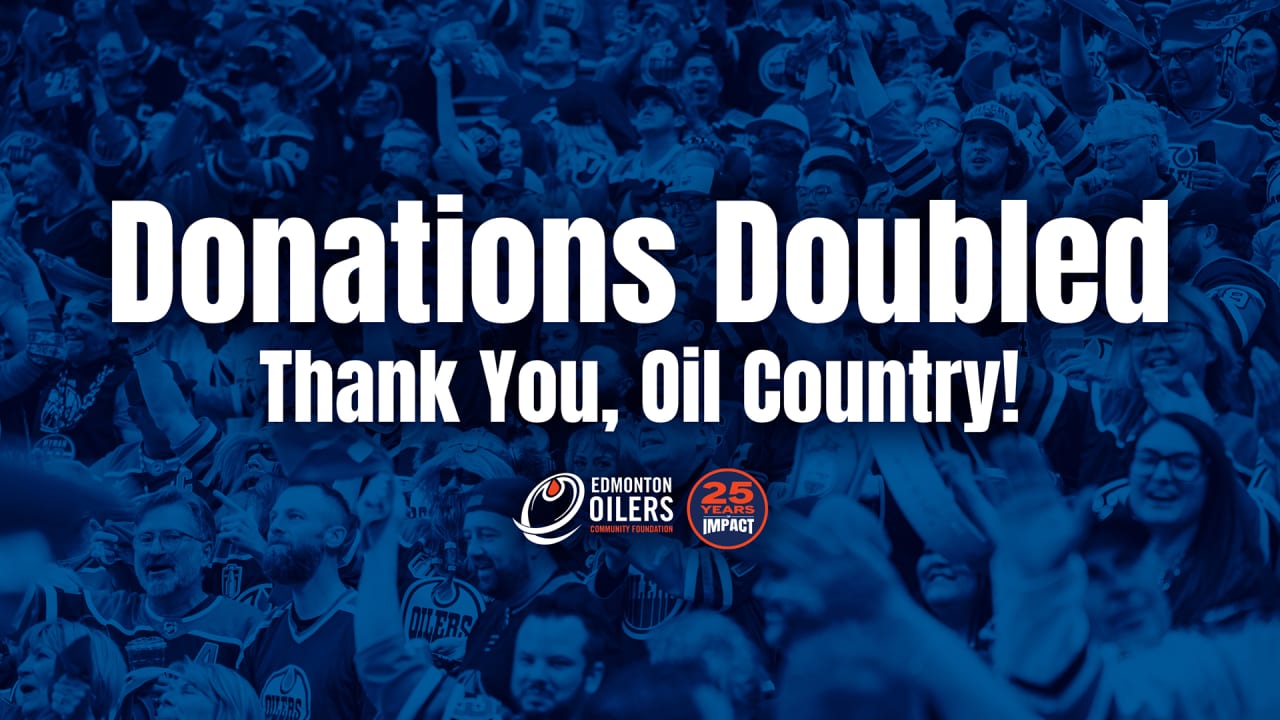 Oilers Fans Help Raise $2M for 22 Alberta Charities