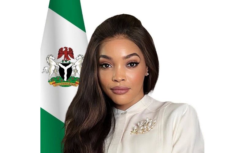 Nigerian women leaders gathering at outdoor event for International Women's Day celebration in Enugu