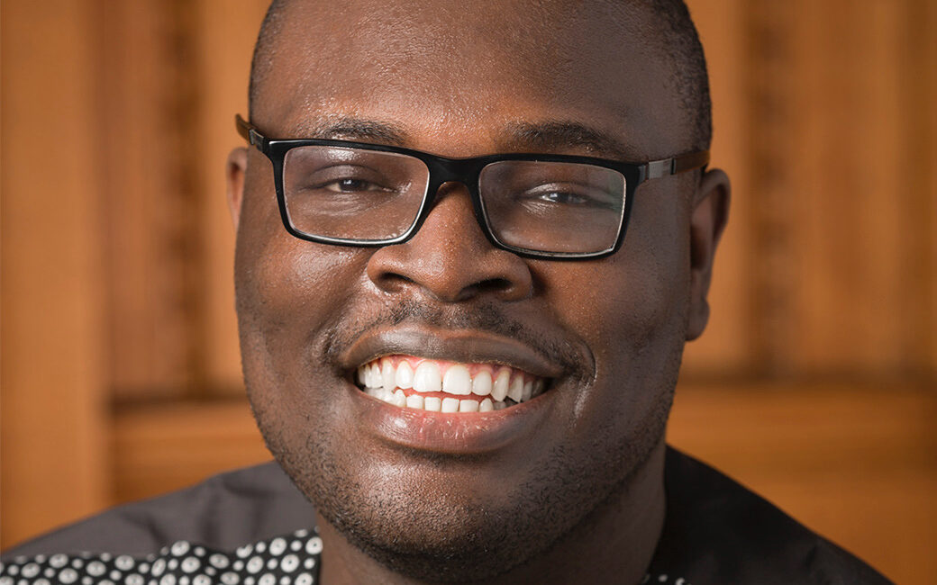 Nigerian television host Chude Jideonwo speaking during an interview about neurological health
