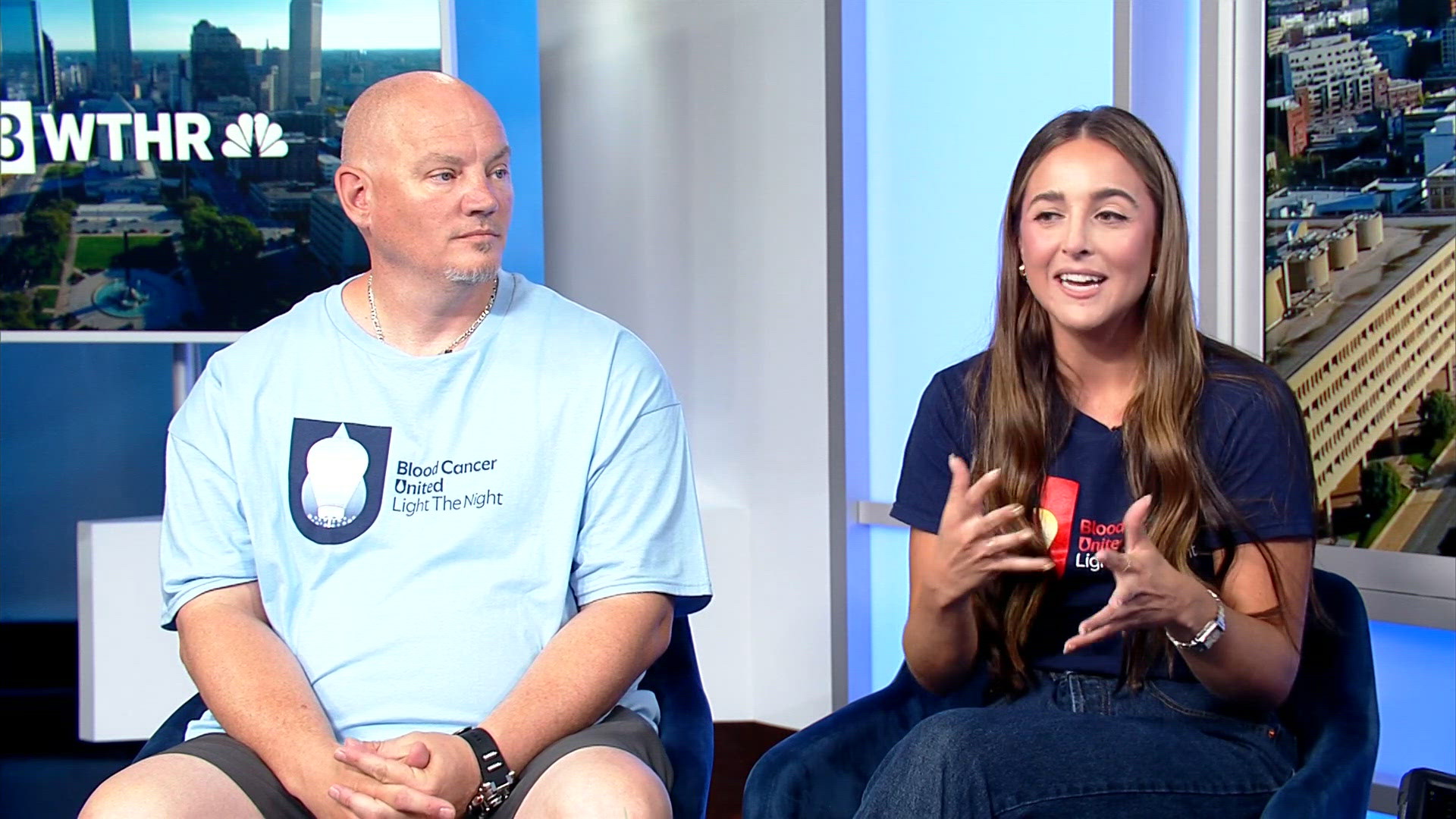 Blood Cancer Survivor Joins WTHR Light The Night Event