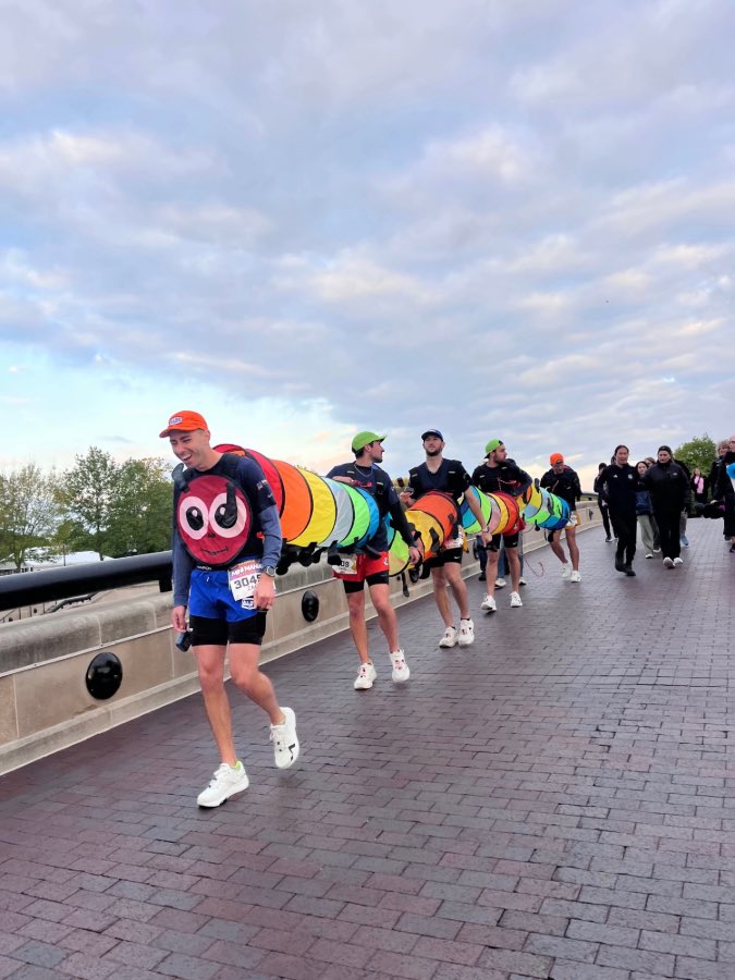 5-Man Caterpillar Sets World Record at Indianapolis Half - Image 2