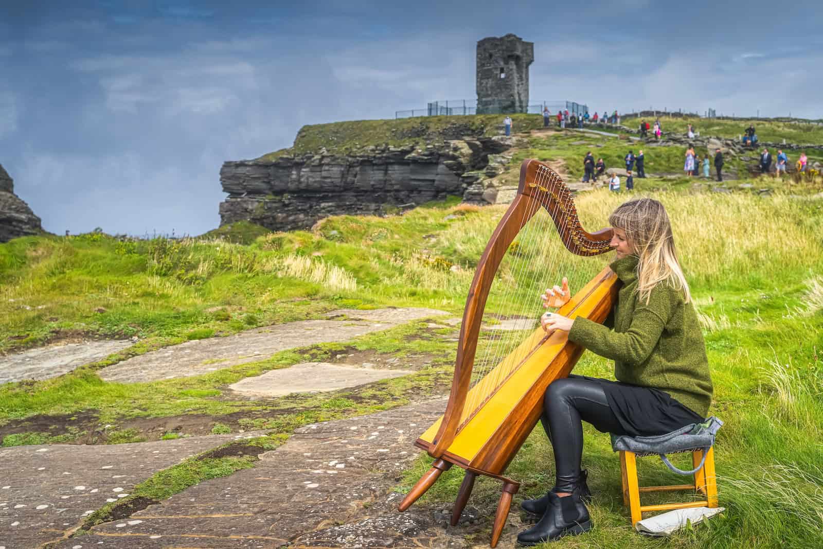 Irish artist Elinor O'Donovan who benefited from Ireland's permanent basic income scheme for artists