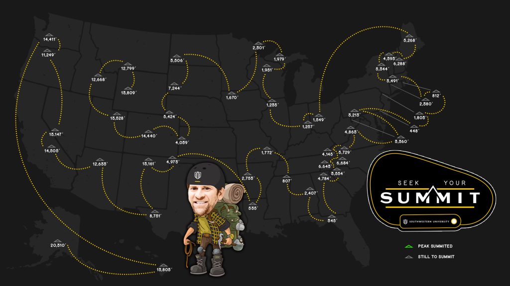 Texan Aims to Summit All 50 States in Just 17 Days