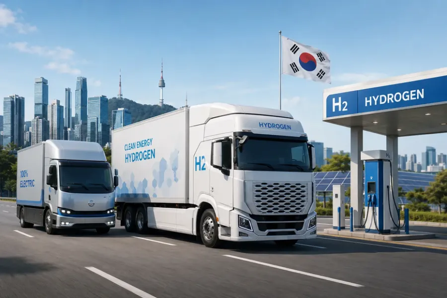 South Korea Mandates 30% Cut in Truck Emissions by 2030