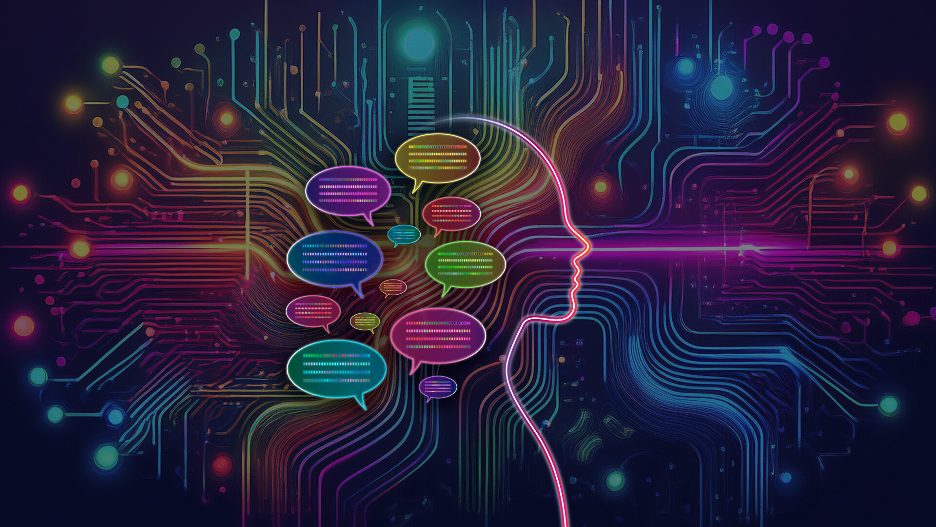 Illustration showing AI system with working memory architecture and inner speech capabilities