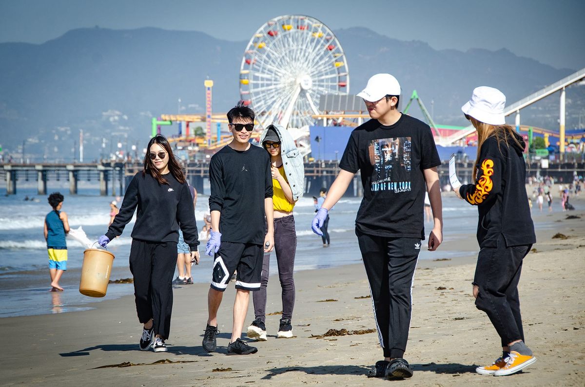 Santa Monica Beach Cleanup Honors Civil Rights History
