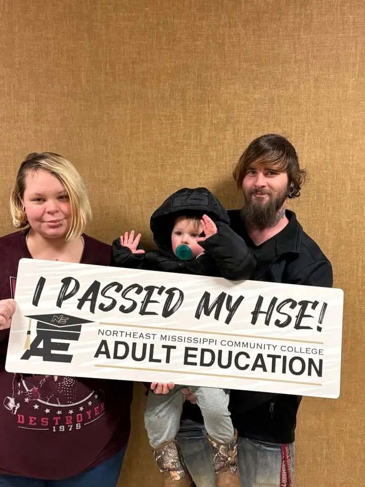 Two Adults Earn Diplomas at Mississippi Graduation