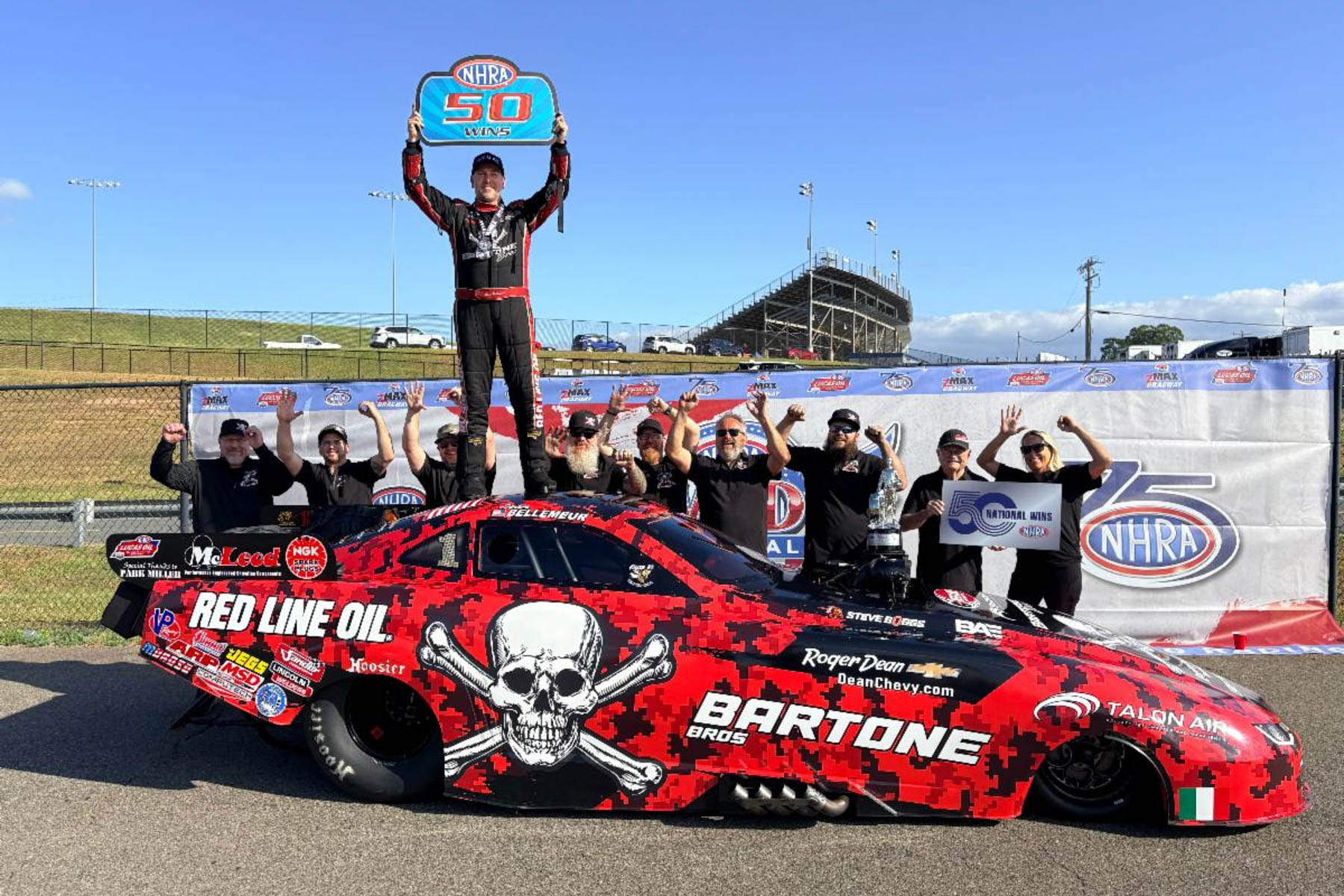 Sean Bellemeur Joins Elite 50-Win Club in Drag Racing