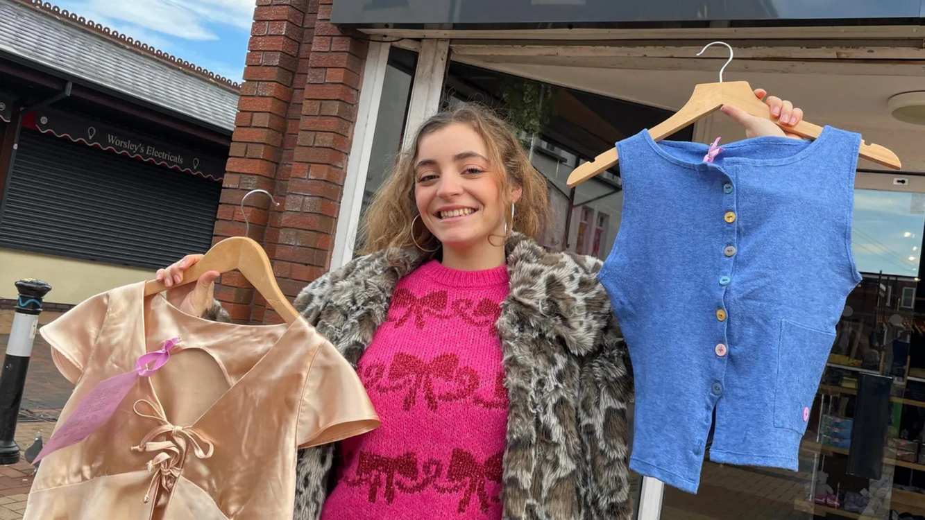 Designer Rescues Thrift Shop Buried in Unsellable Clothes