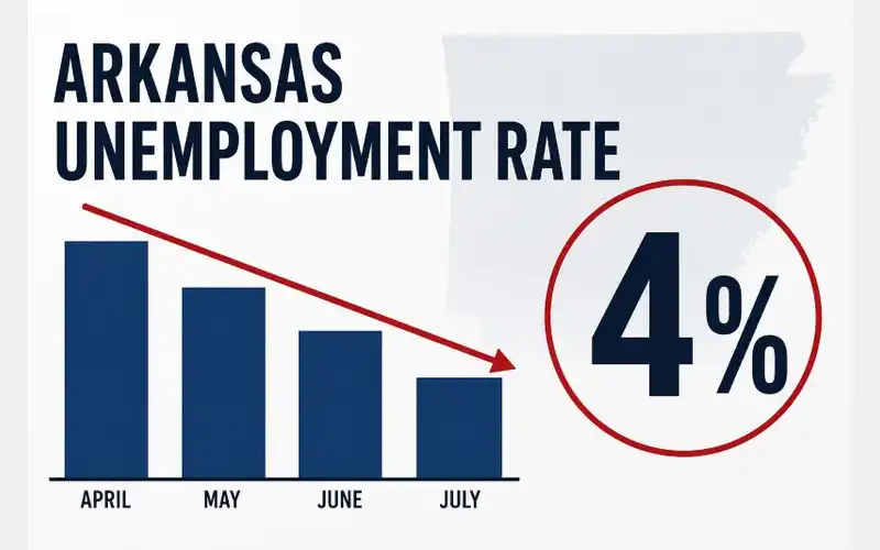 Arkansas Unemployment Hits 4% as 1.4 Million Find Work
