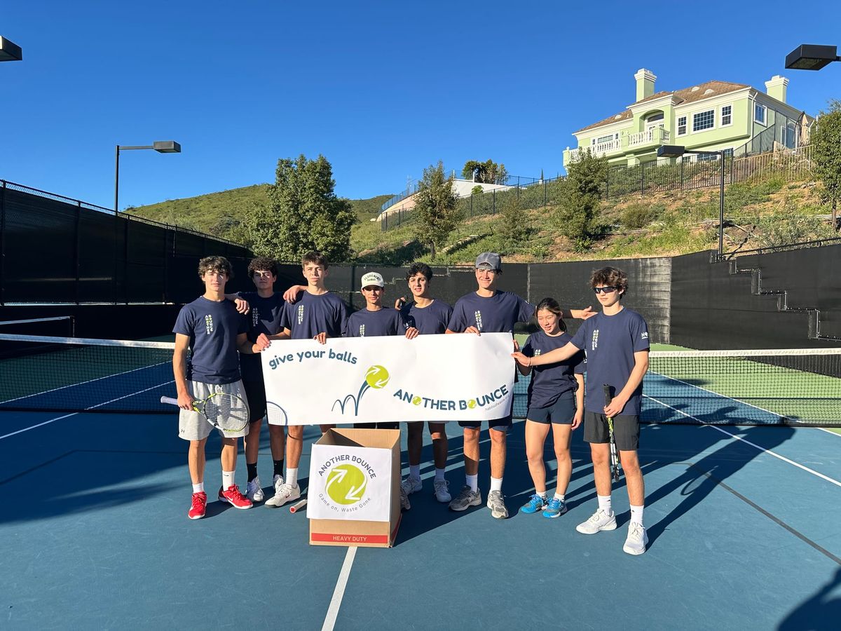 Palisades Teens Chase World Record to Recycle Tennis Balls
