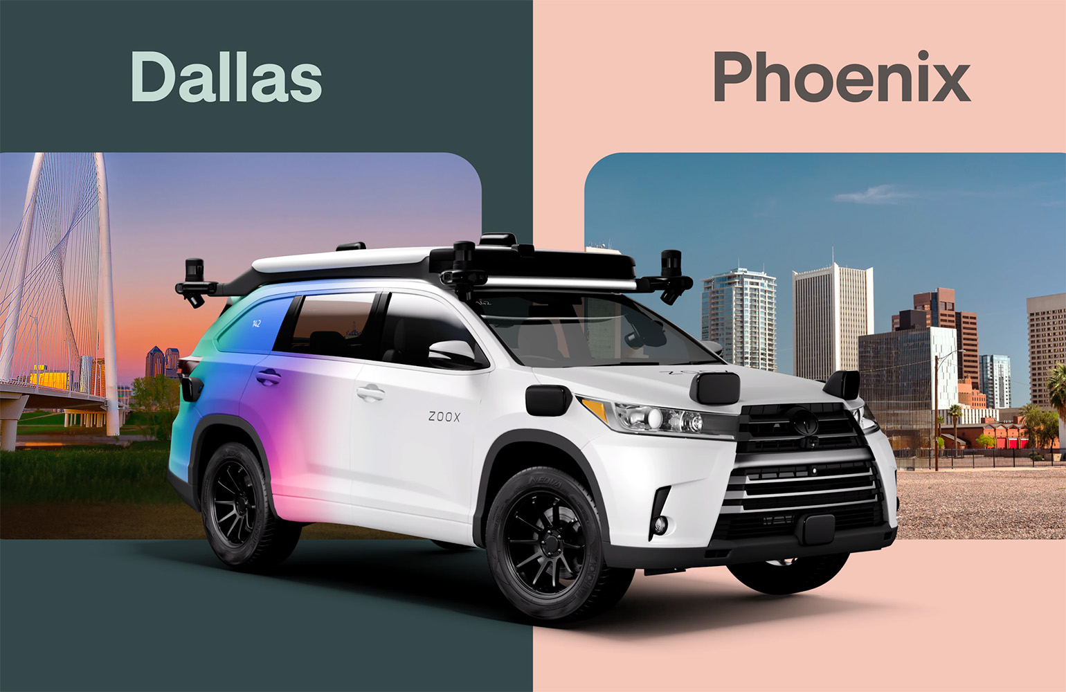 Zoox Robotaxis Expand to Phoenix and Dallas