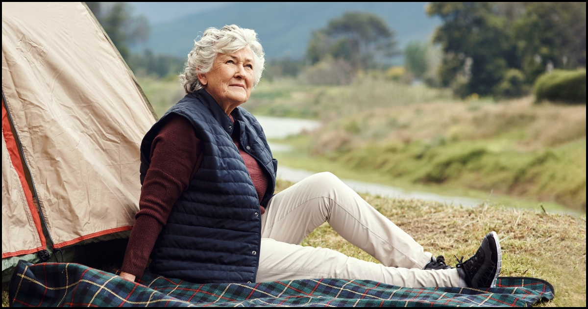 77-Year-Old Wendy Outdoors Inspires 538K With Solo Camping