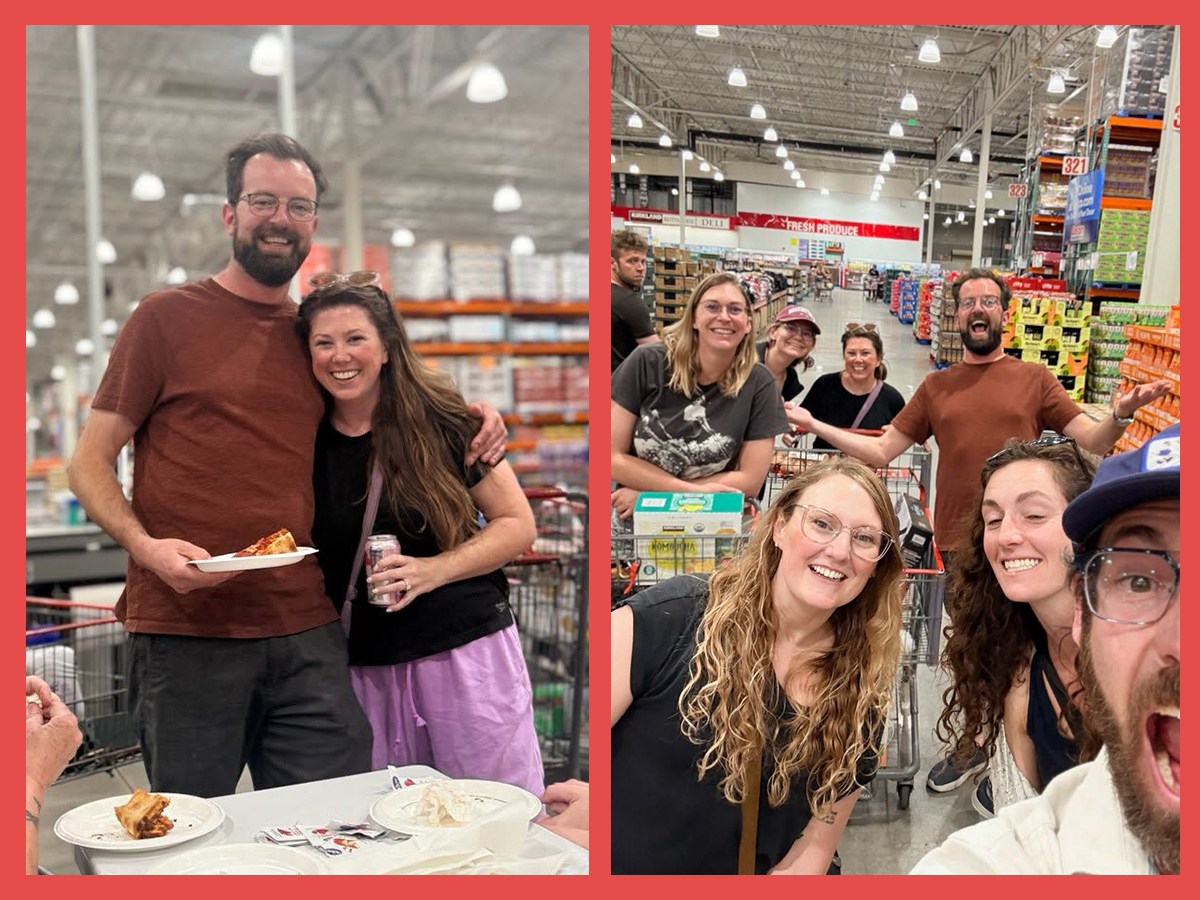 Woman Throws Surprise Costco Birthday Party for Fiancé